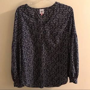 Long sleeve Printed Blouse